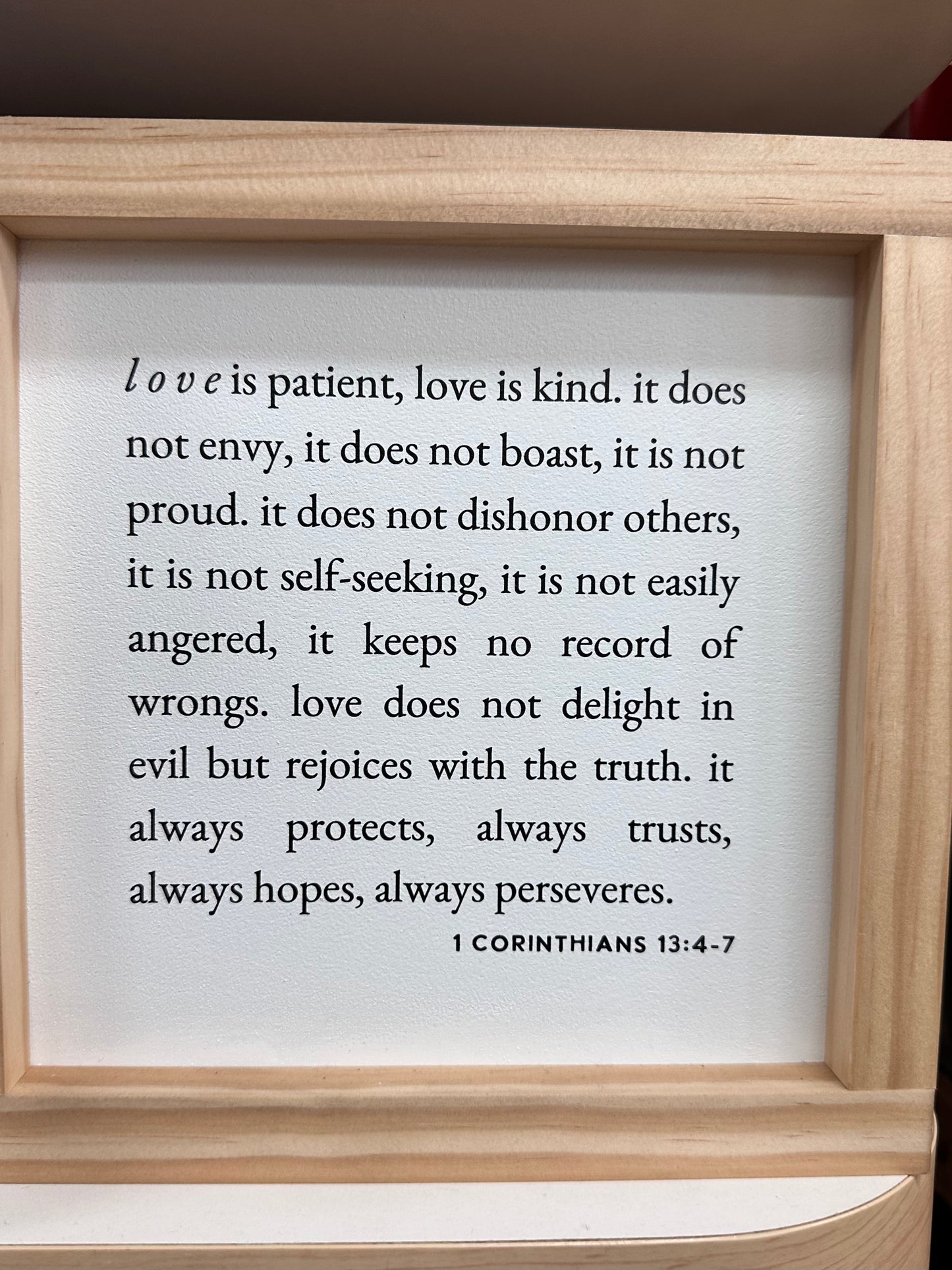 1 Corinthians 13 | Wall Art