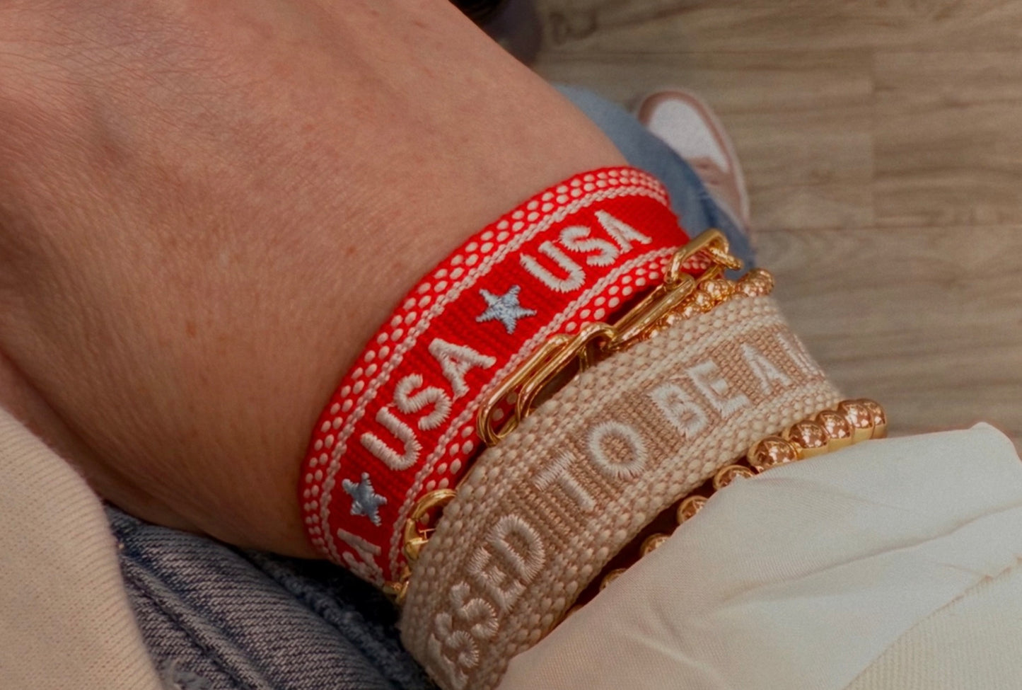 USA Woven Bracelet