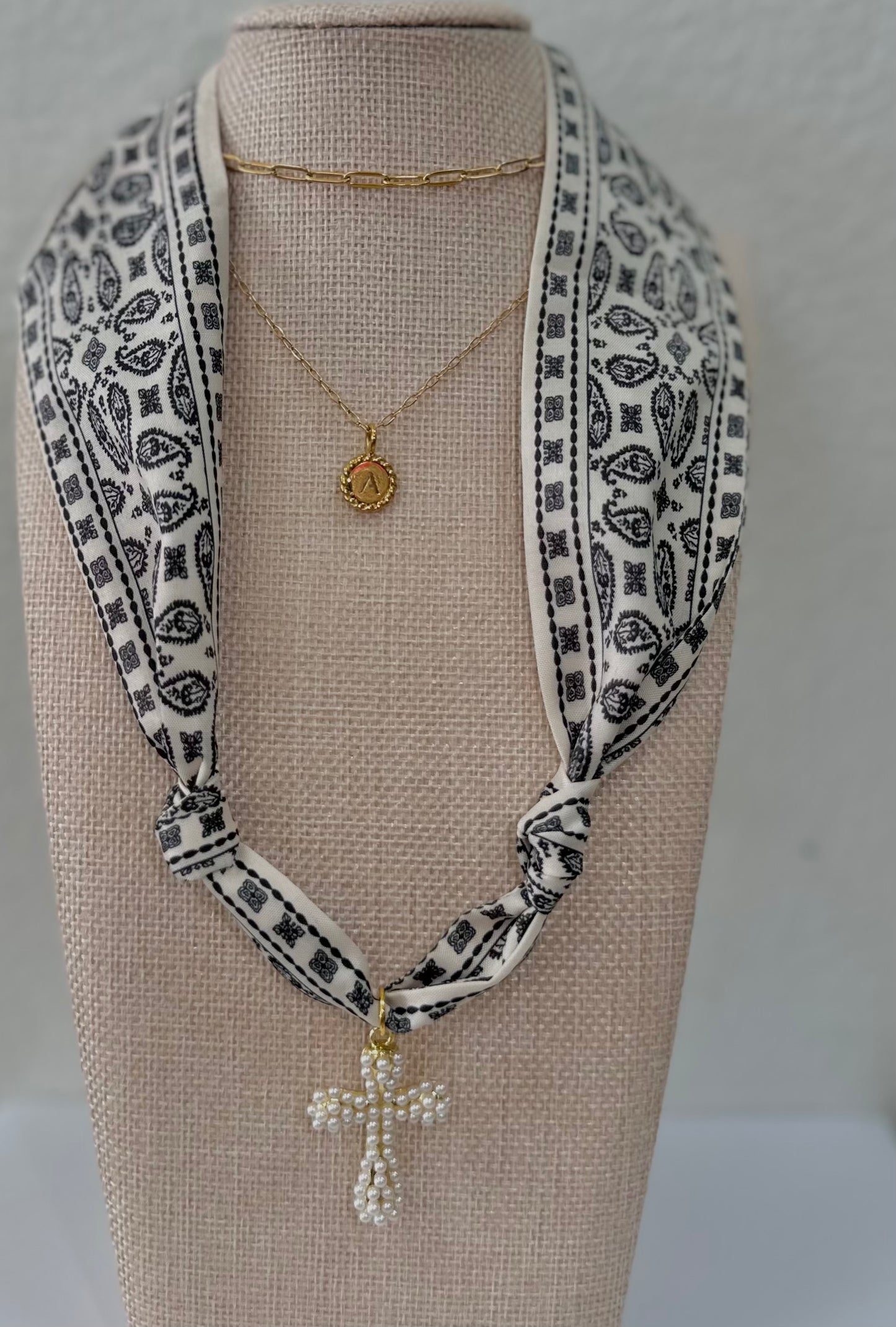 Scarf Charm Necklace