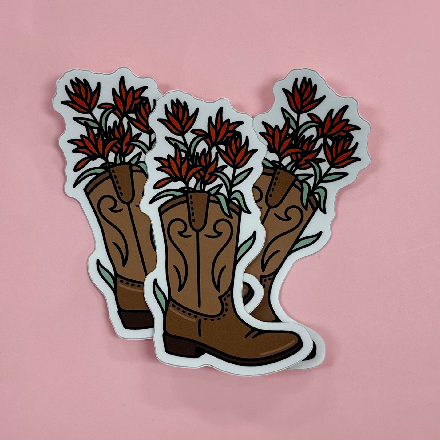 Western Boots Sticker