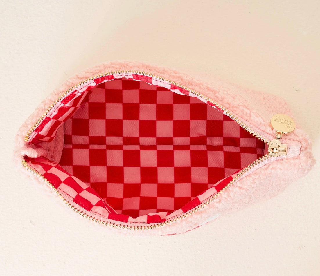 Santa Teddy Pouch