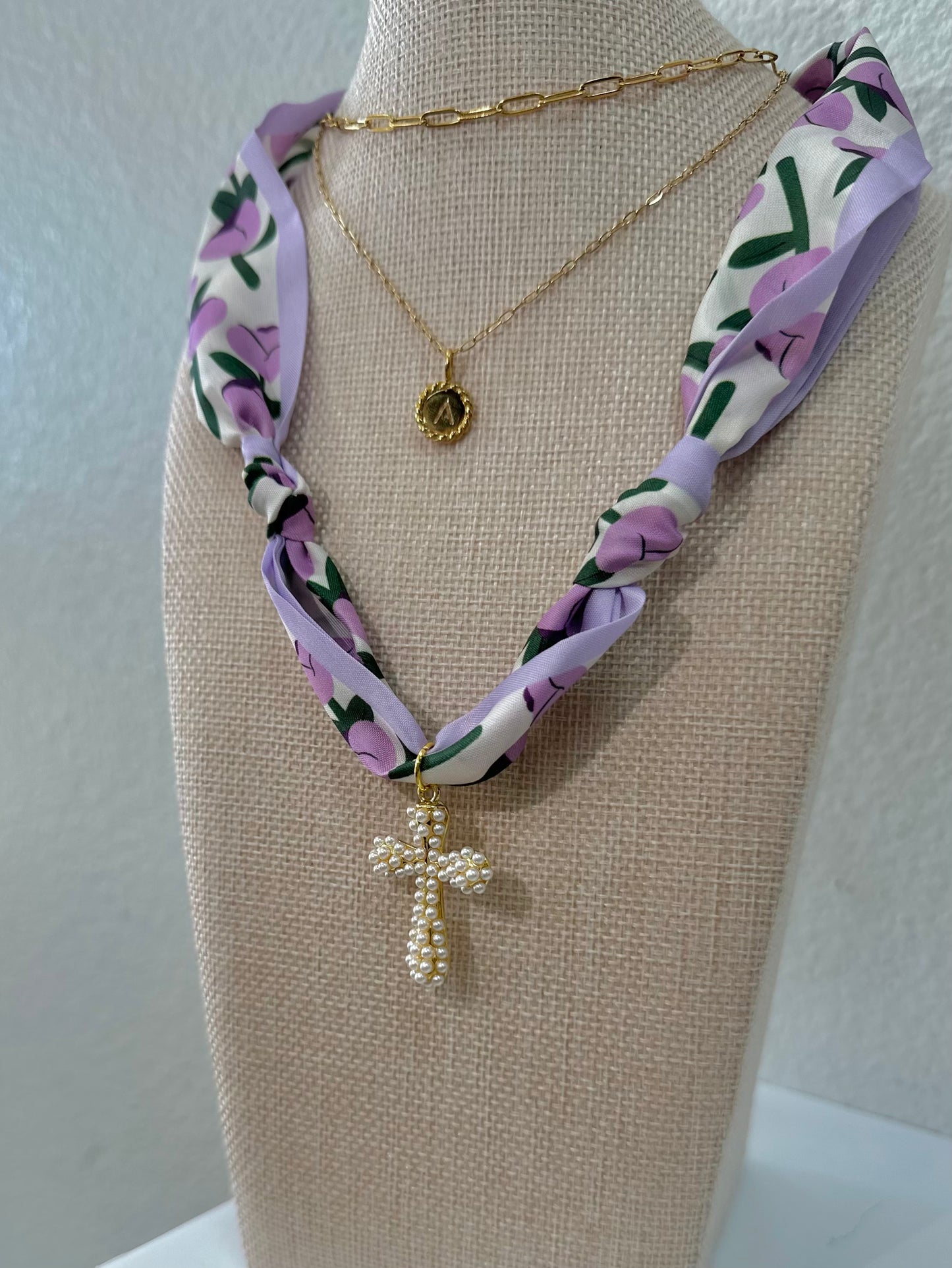 Scarf Charm Necklace