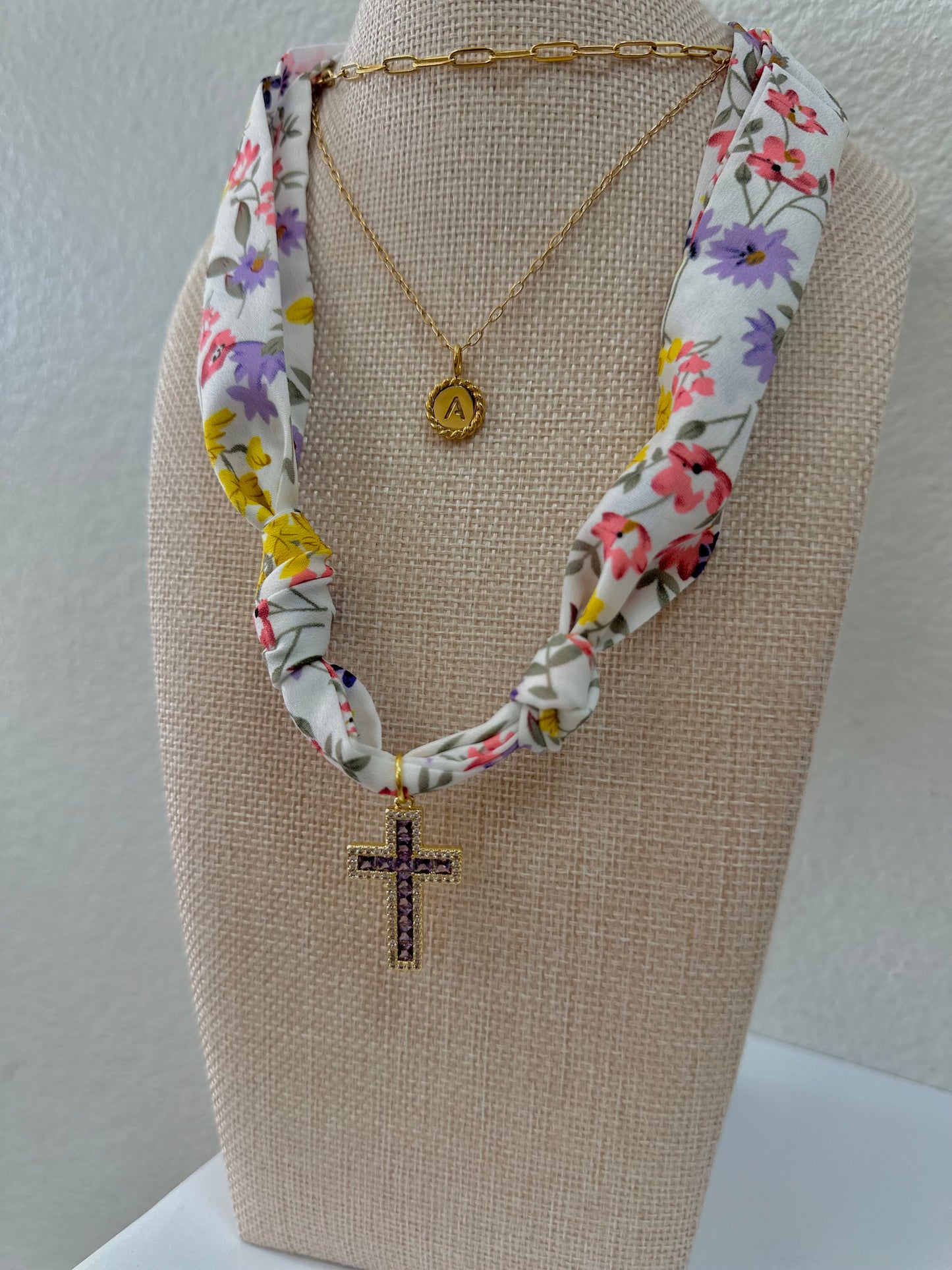 Scarf Charm Necklace