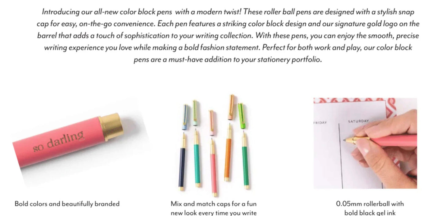 Snap Cap Pen
