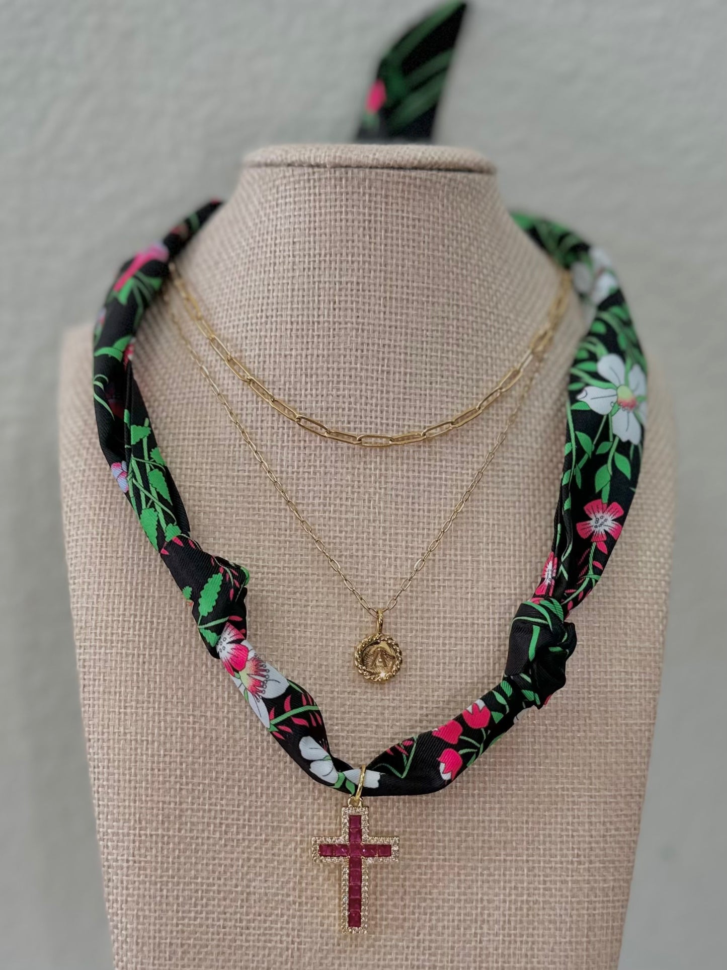 Scarf Charm Necklace