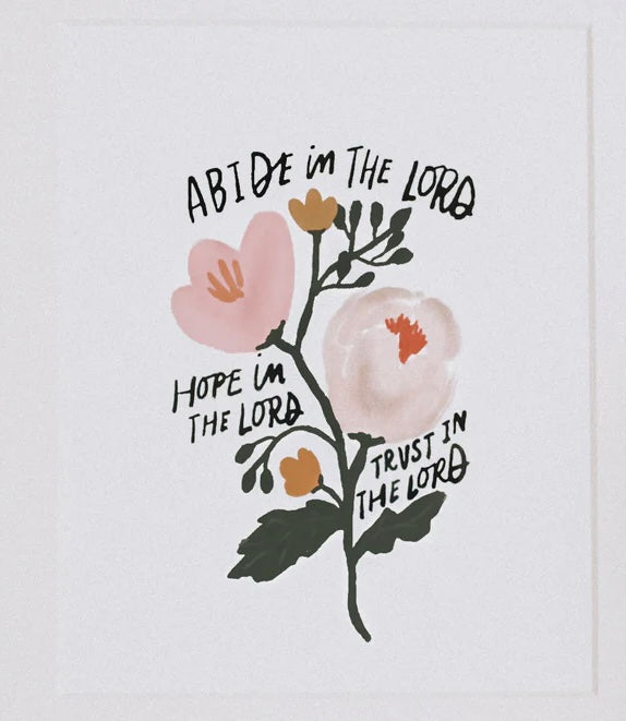 Jenessa Wait Abide In The Lord