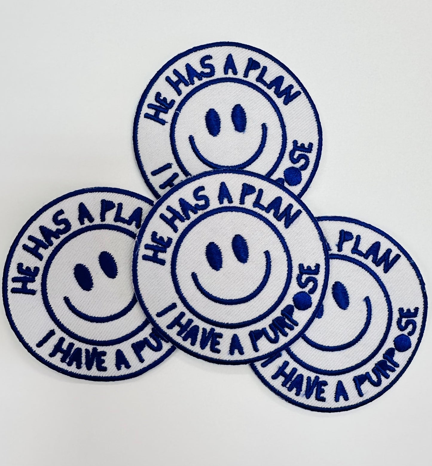 He Has A Plan Embroidered Patch