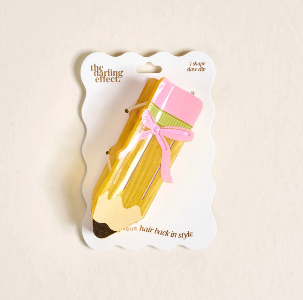 Pencil Me In Claw Clip