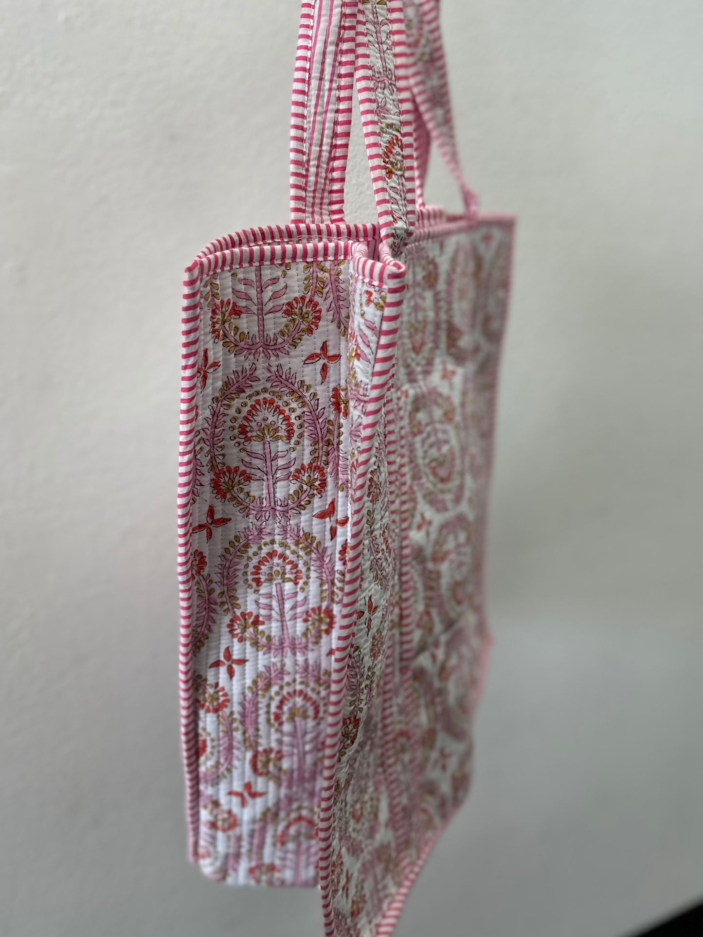 Pink Paradise Quilted Tote