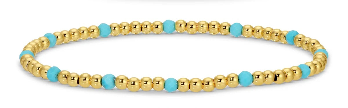 Turquoise Beaded Bracelet
