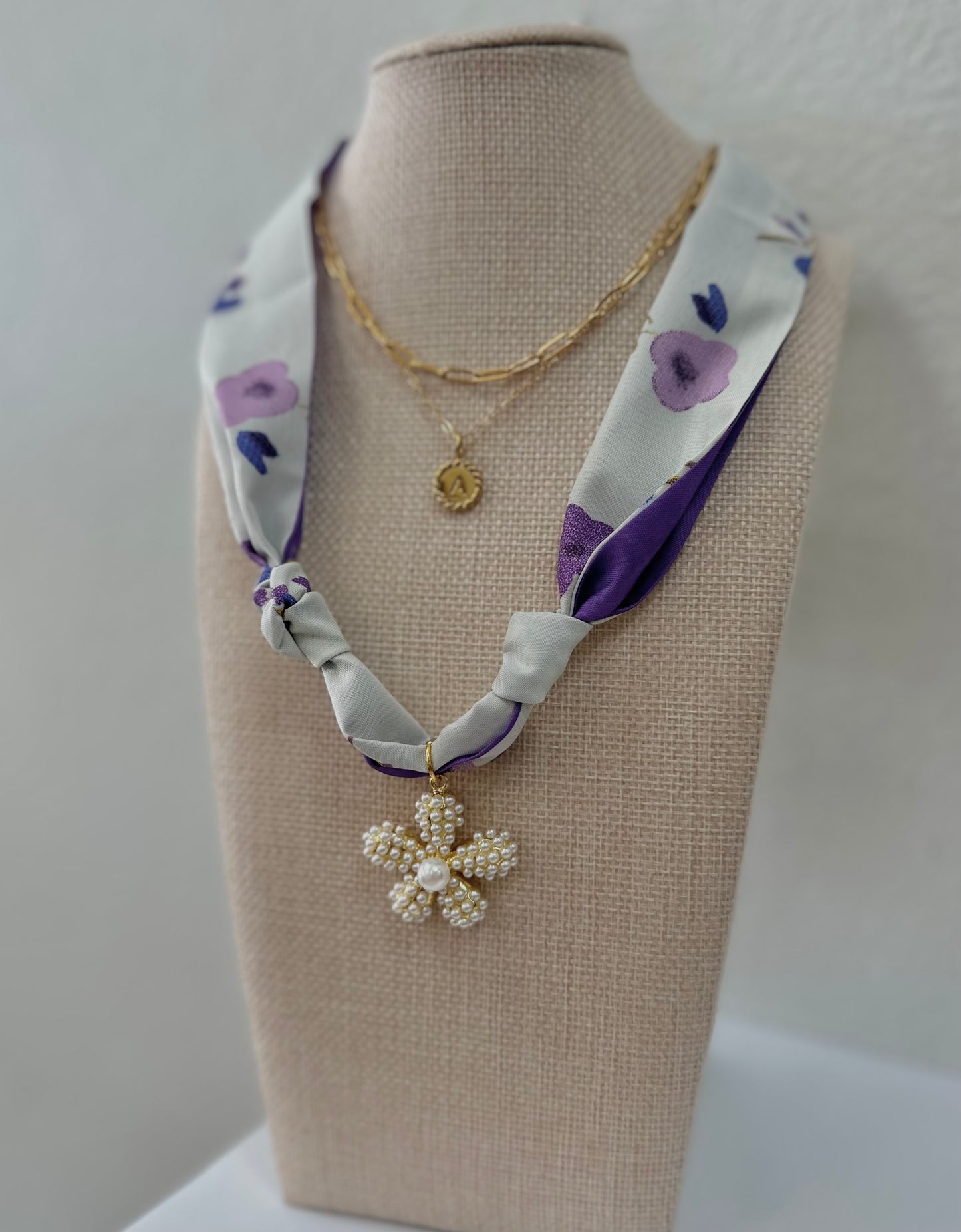 Scarf Charm Necklace