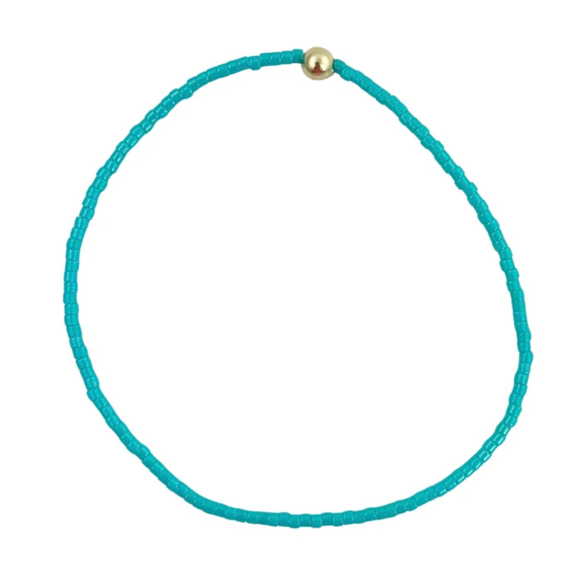 Turquoise Miyuki Beaded Bracelet