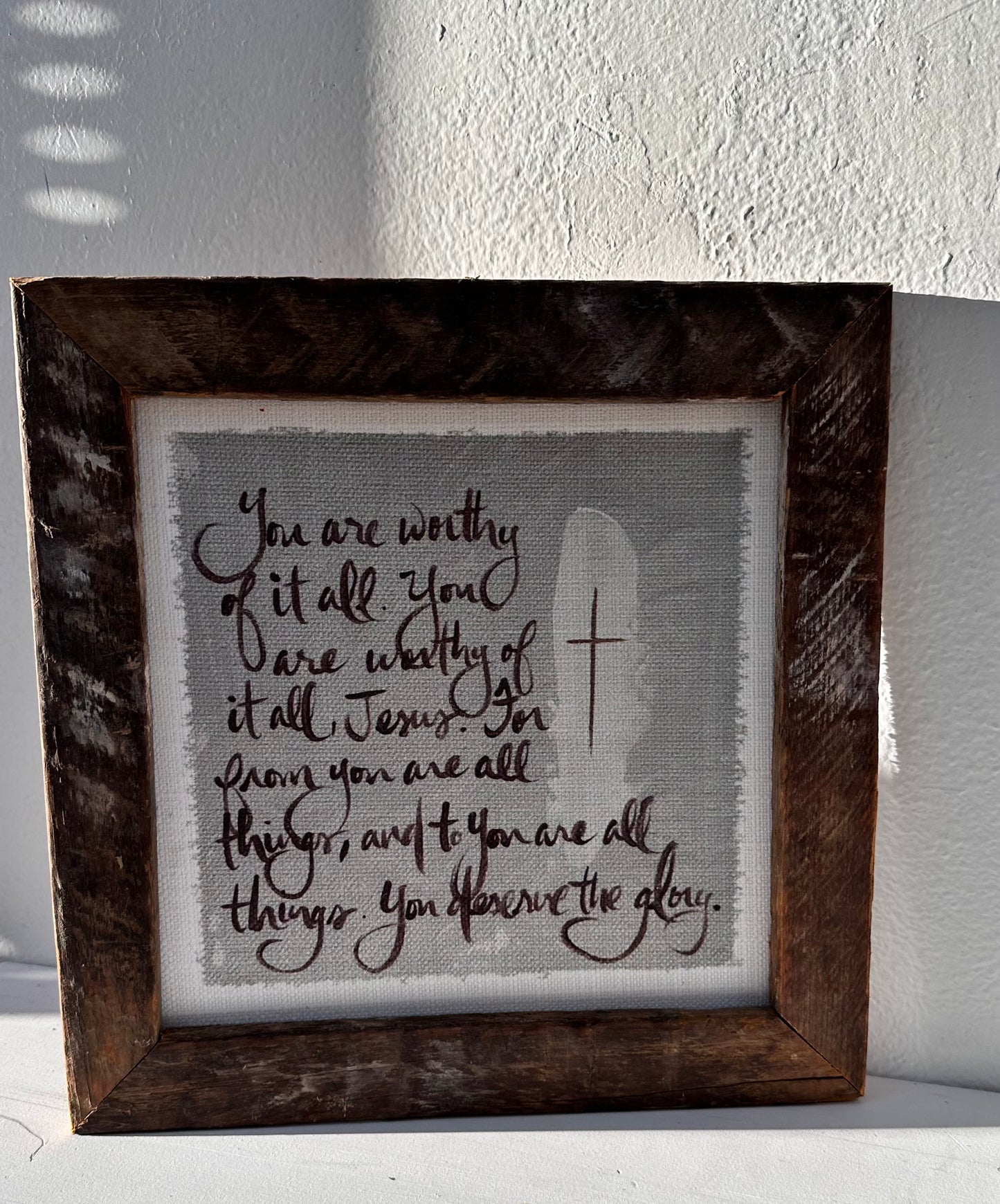 You are worthy | Wall Art