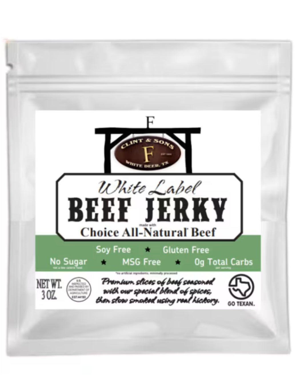 White Label Beef Jerky