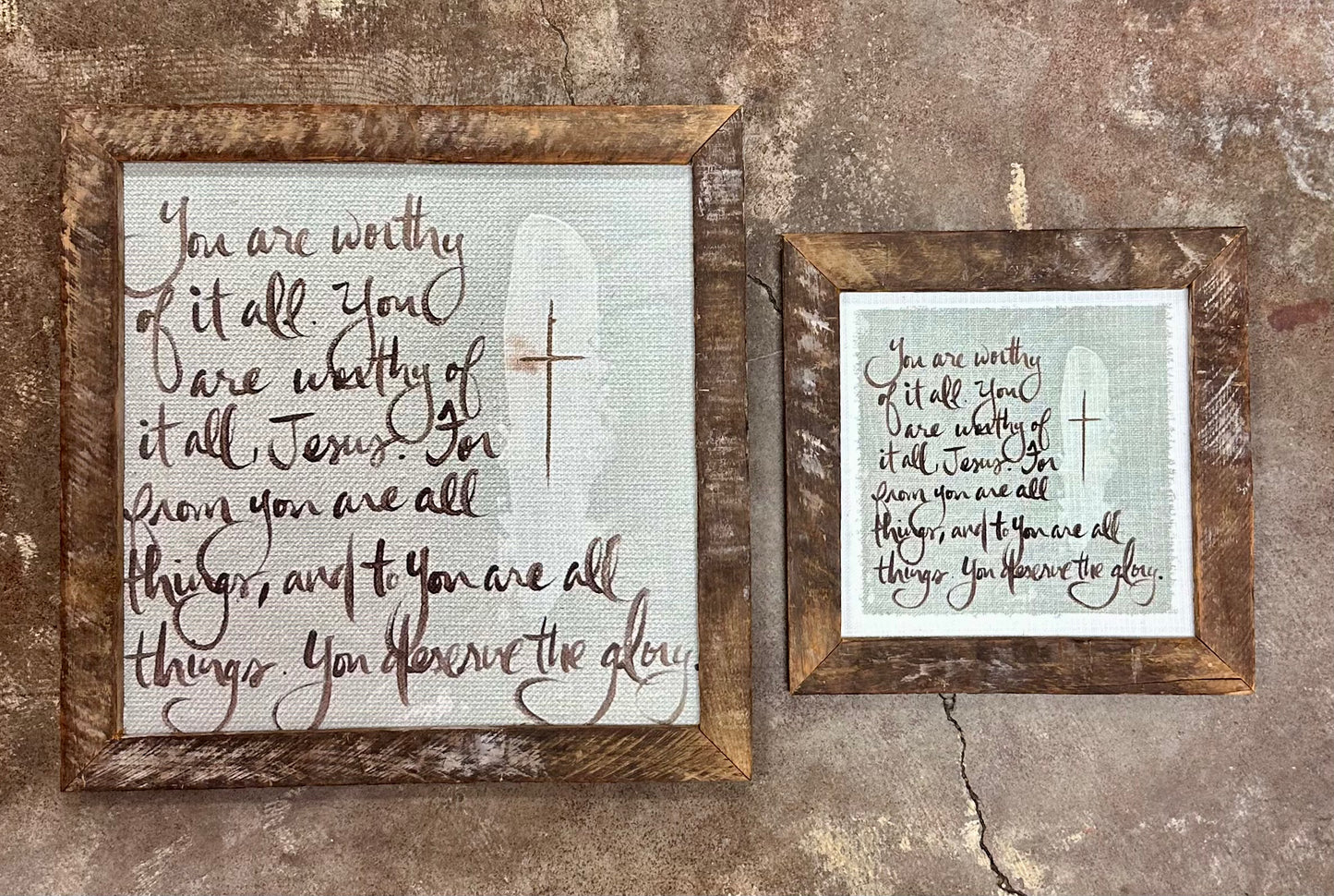 You are worthy | Wall Art