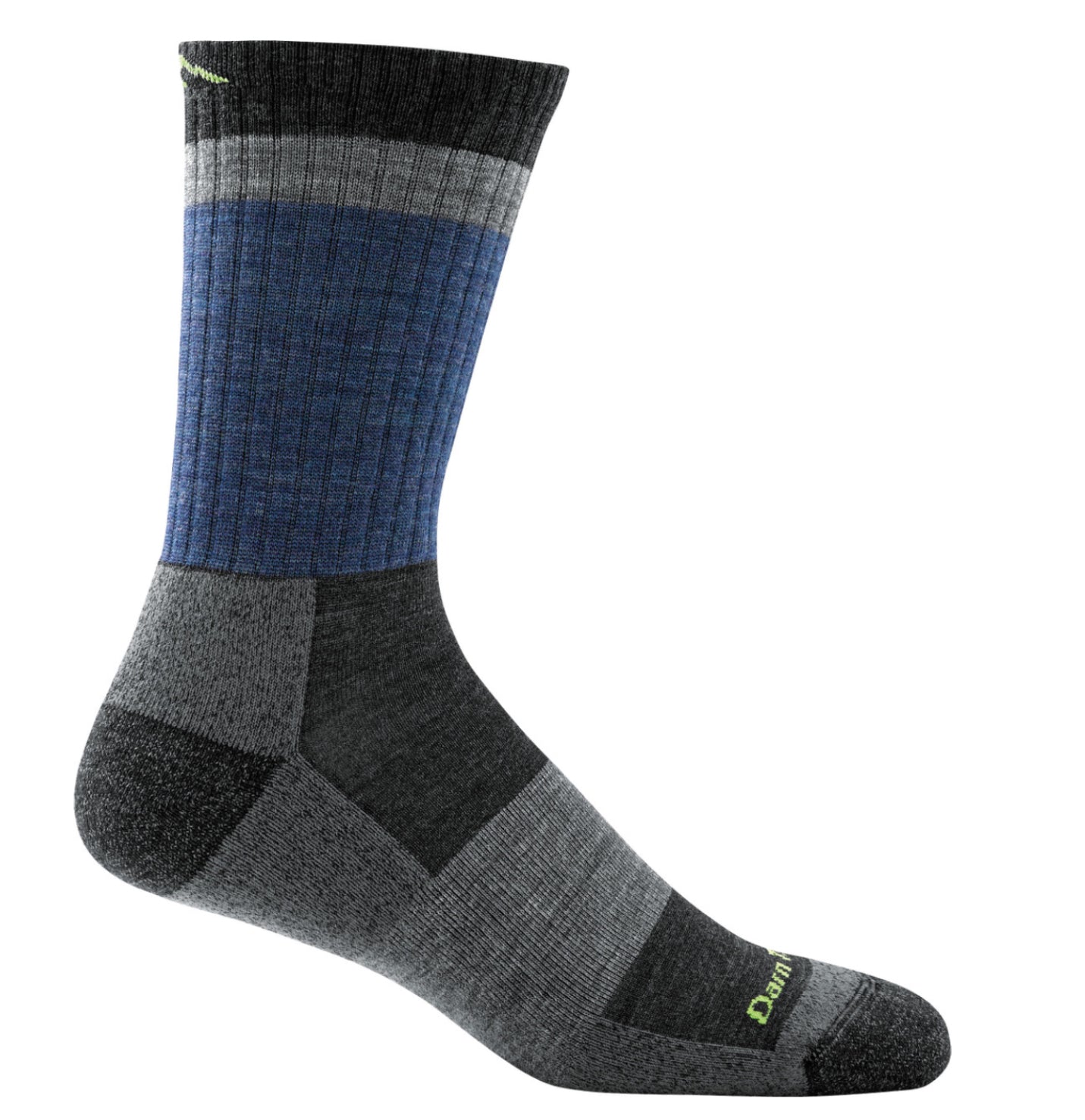 Men’s Hiking Micro Crew- Heady Stripe Blue