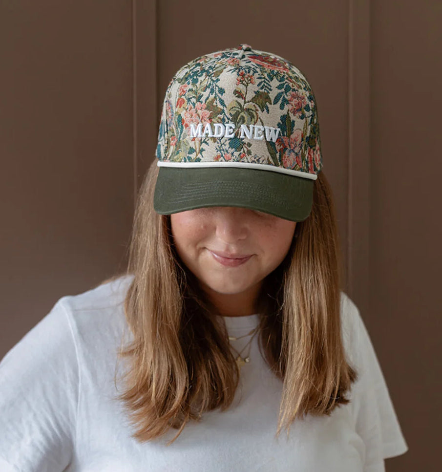 “Made New" Embroidered Hat