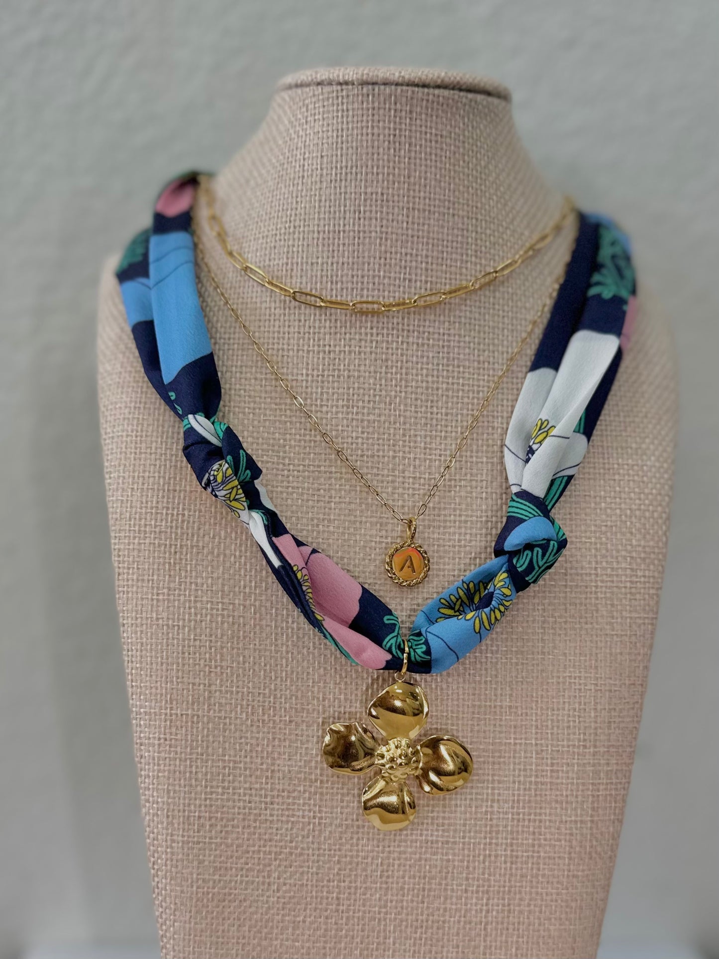 Scarf Charm Necklace