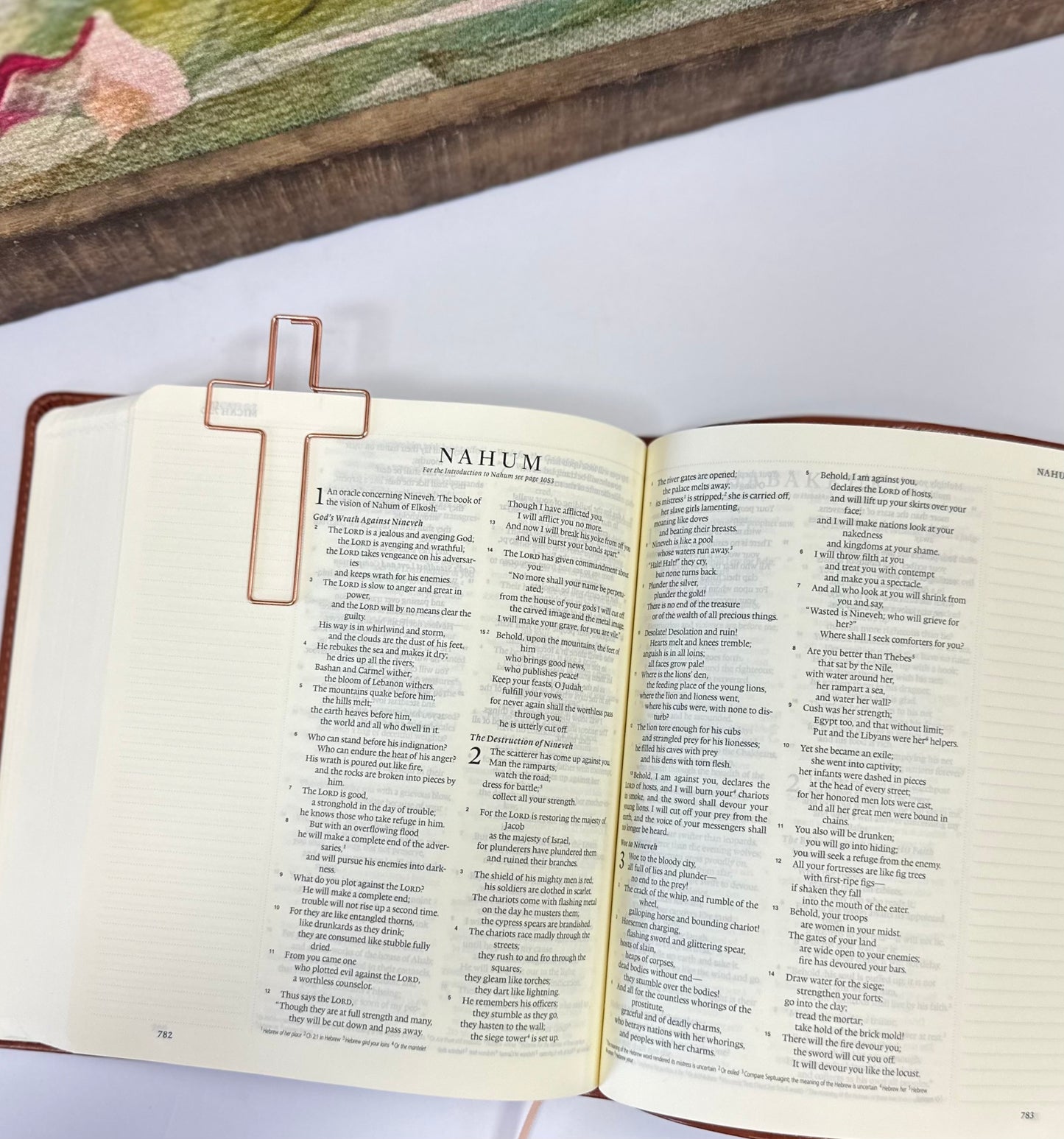 Jumbo Cross Bookmark Paperclips