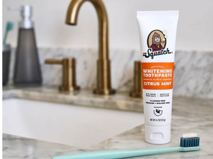 Dr. Squatch Citrus Mint Morning Toothpaste