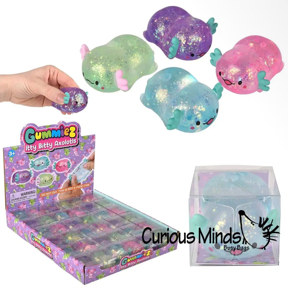Gummies - Itty Bitty Axolotls Squishy