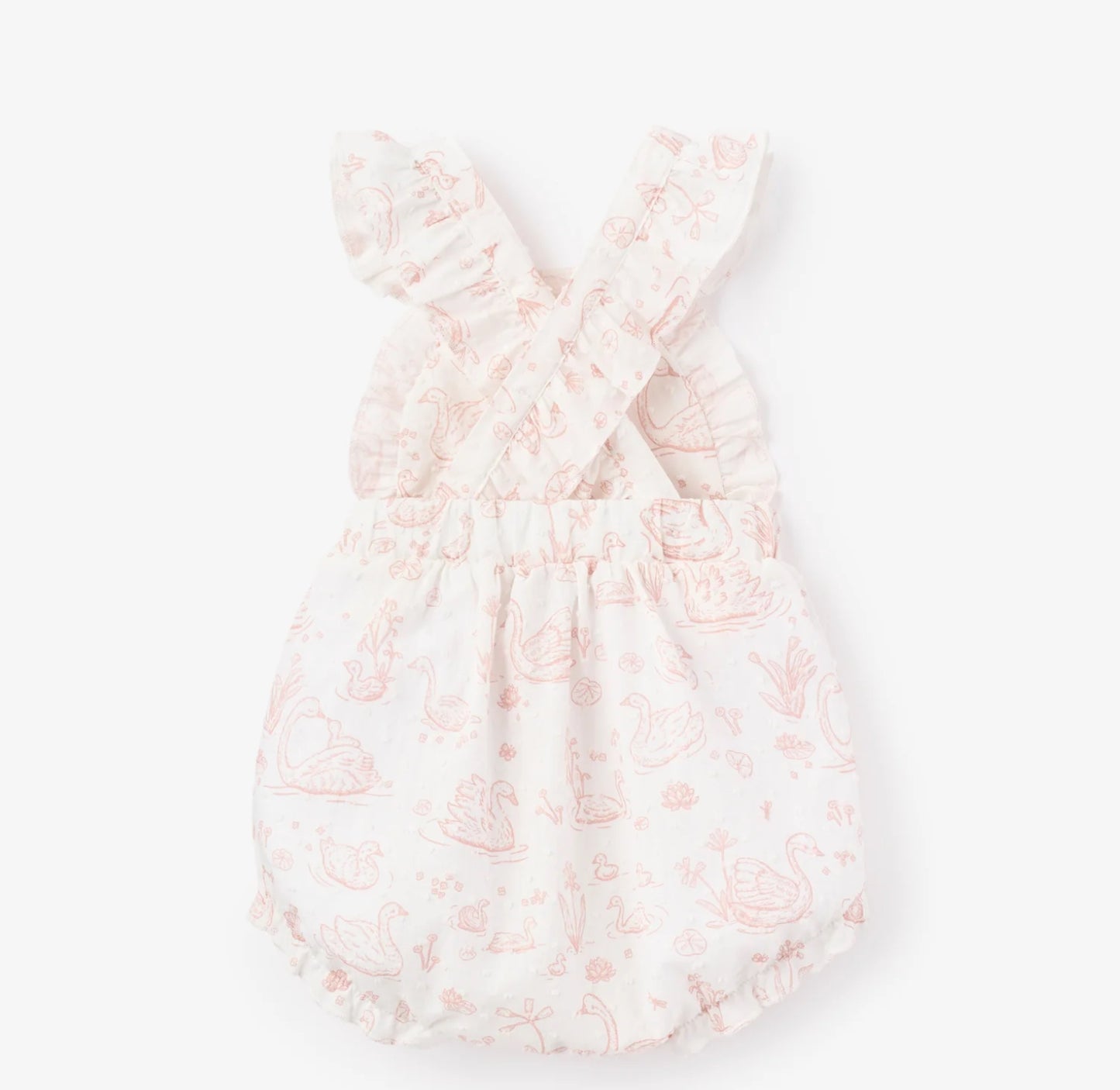 Swan Toile Swiss Dot Sunsuit