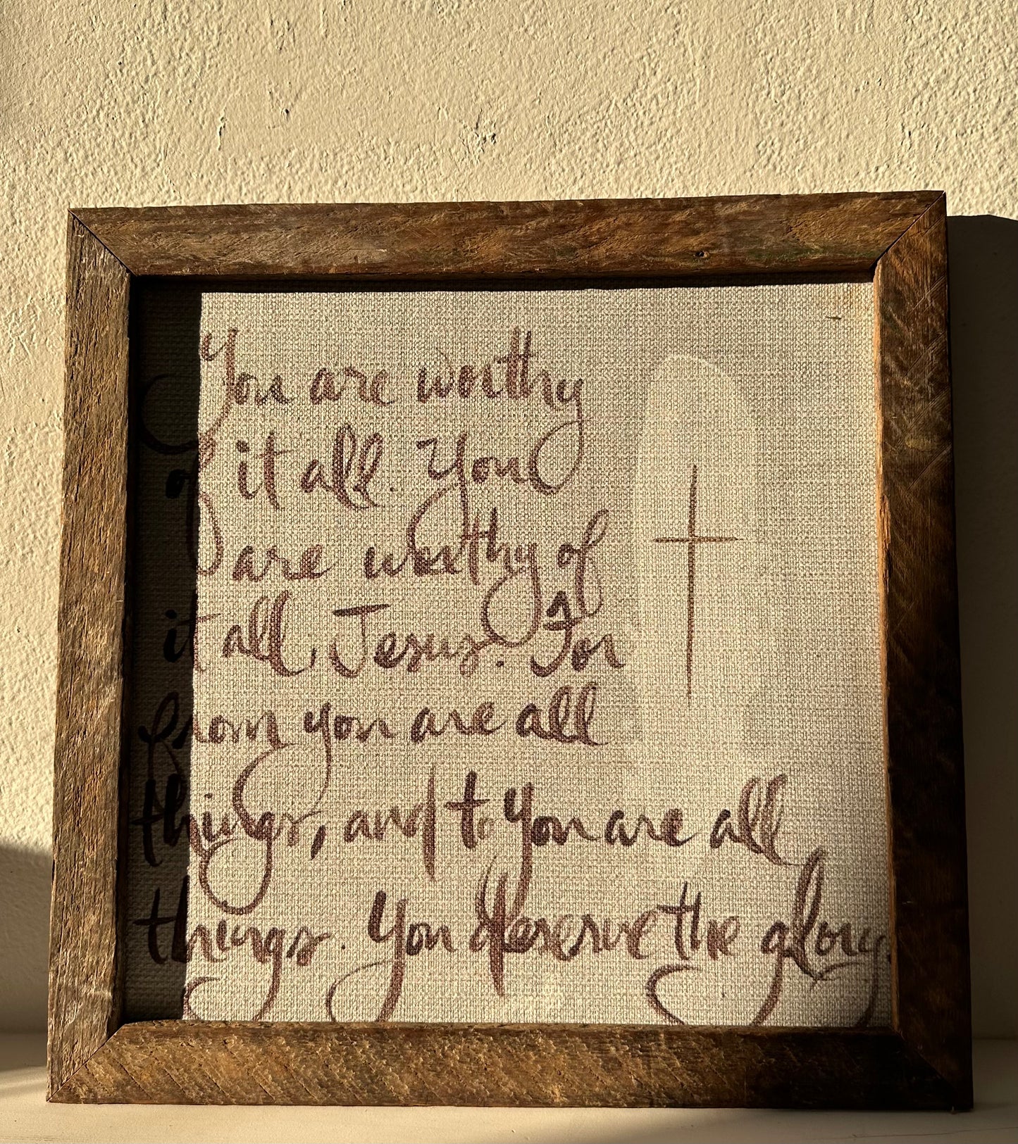 You are worthy | Wall Art
