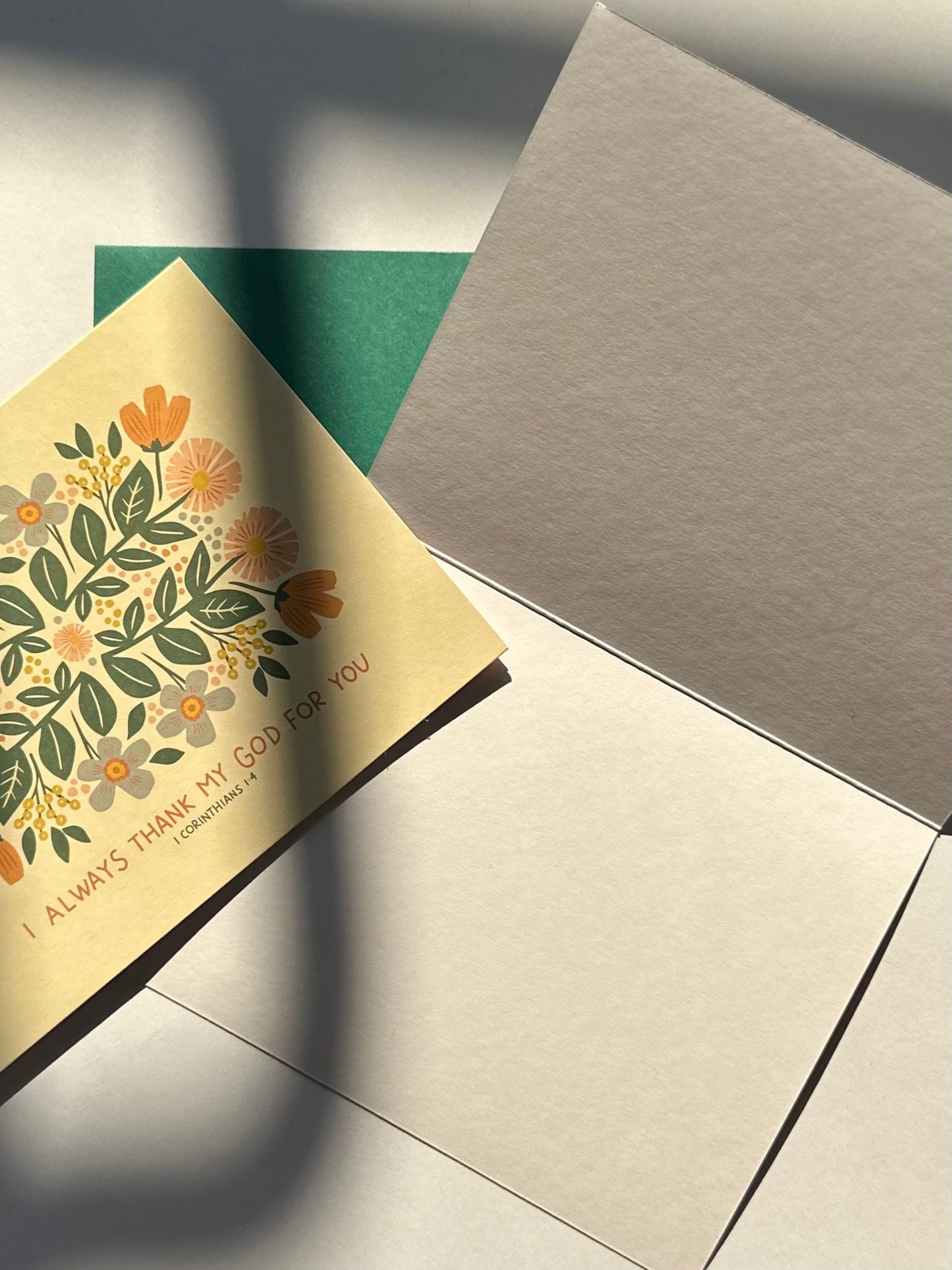 Greeting Card | 1 Corintians 1:4