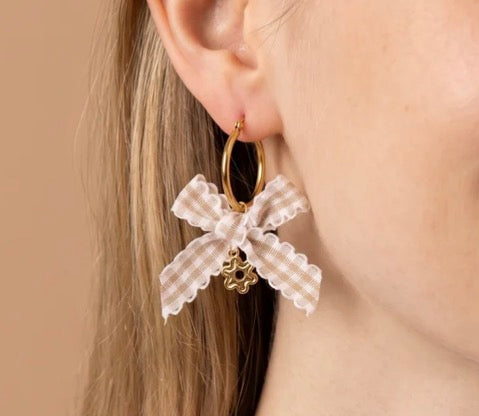 Maple Gingham Hoops
