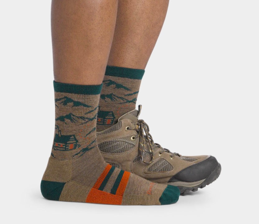 Men's Hike Hike Hut Micro Crew Hiking Socks-Medium (8-9.5)