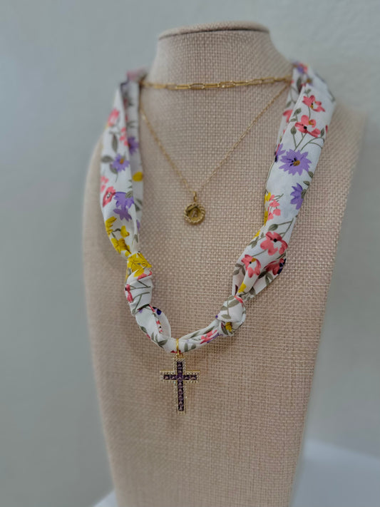 Scarf Charm Necklace