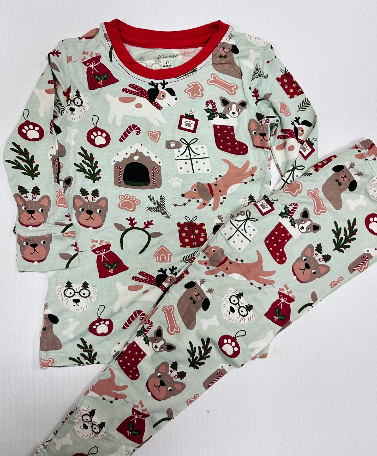 Aloe Christmas Dogs Pajama Set