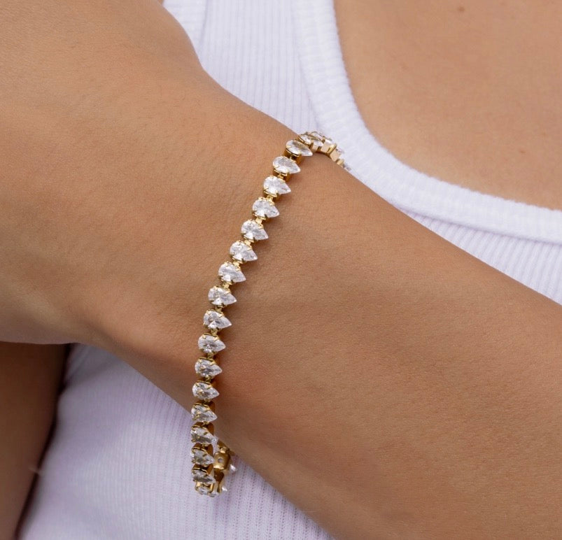 Teardrop Tennis Bracelet