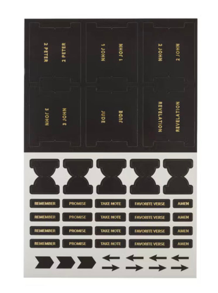 Black Bible Tabs