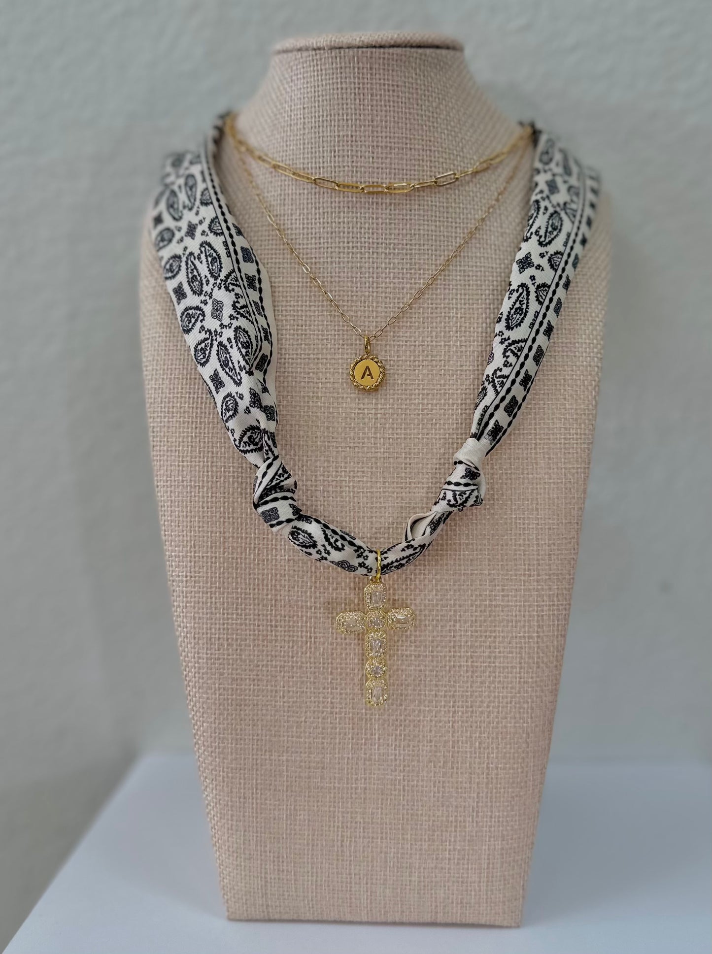 Scarf Charm Necklace
