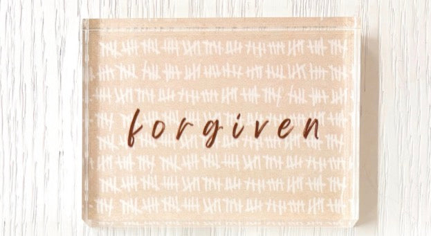 Forgiven Acrylic Block