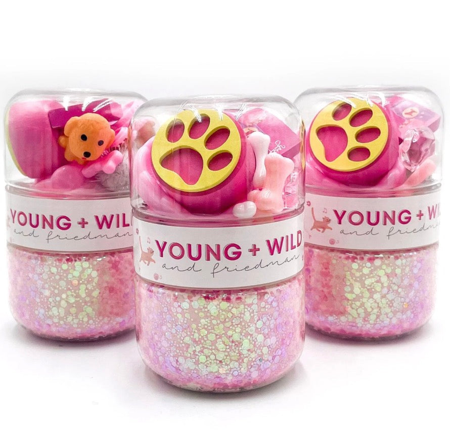 Pink Pet Shop Grab & Go Dough Jars