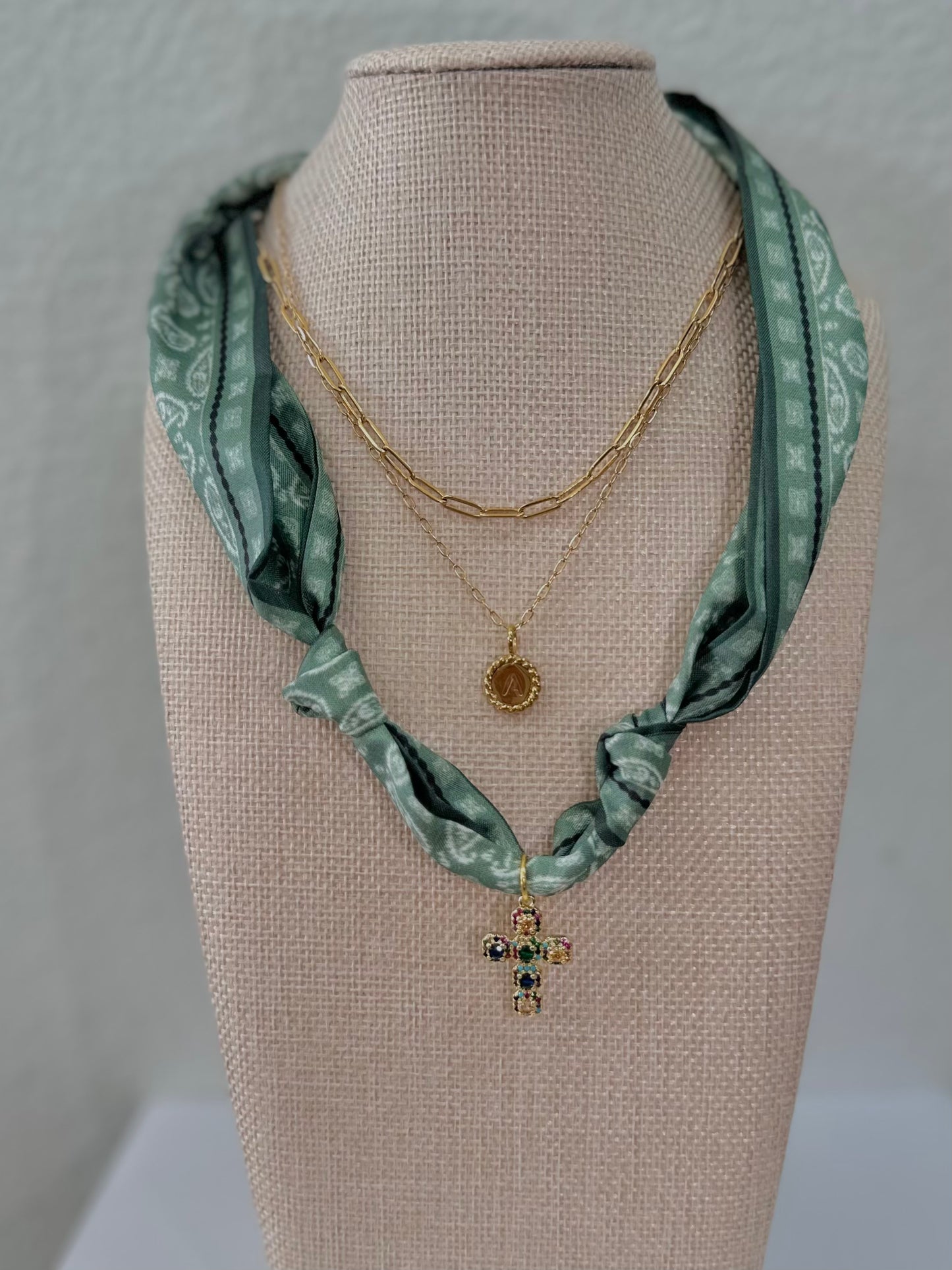 Scarf Charm Necklace