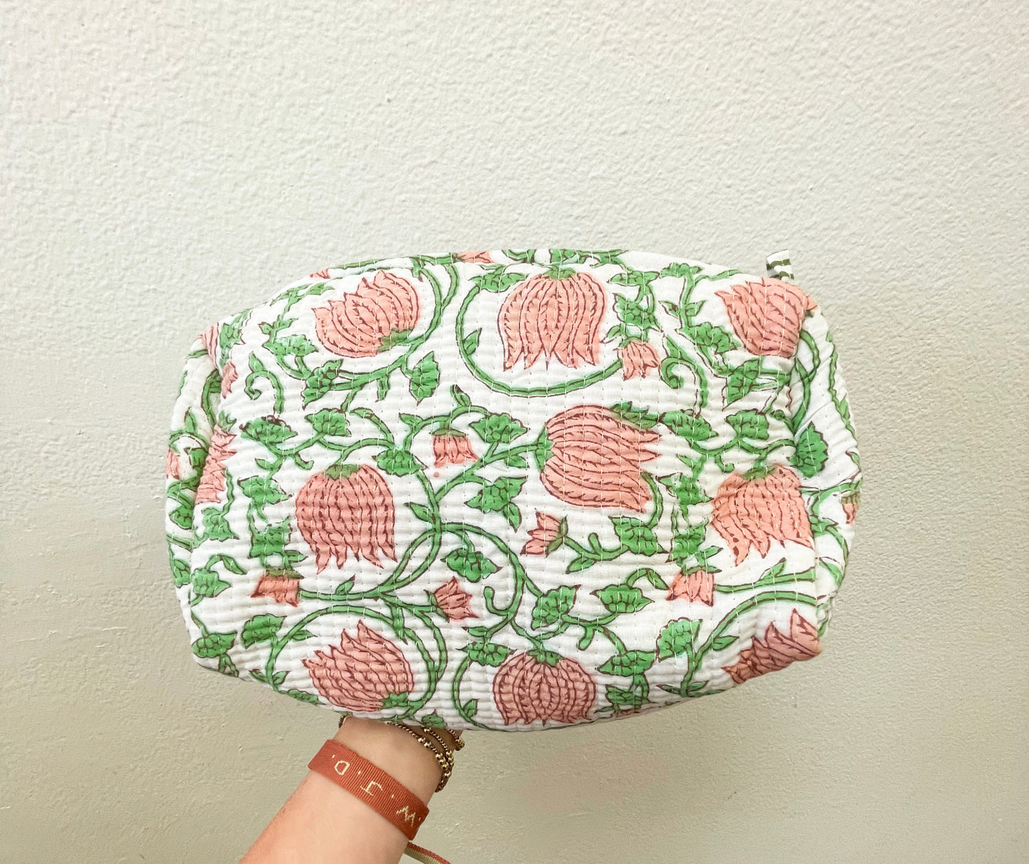 Quilted Cosmetic Bags- Set of 3