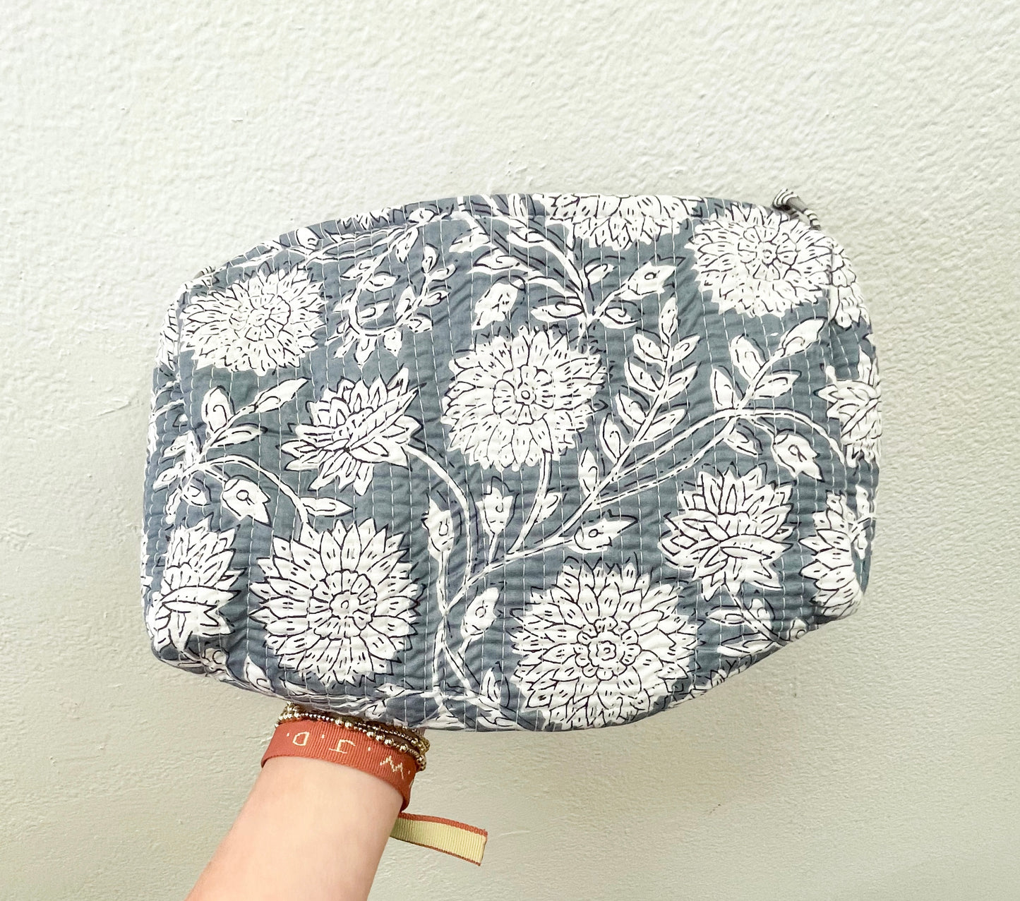 Quilted Cosmetic Bags- Set of 3