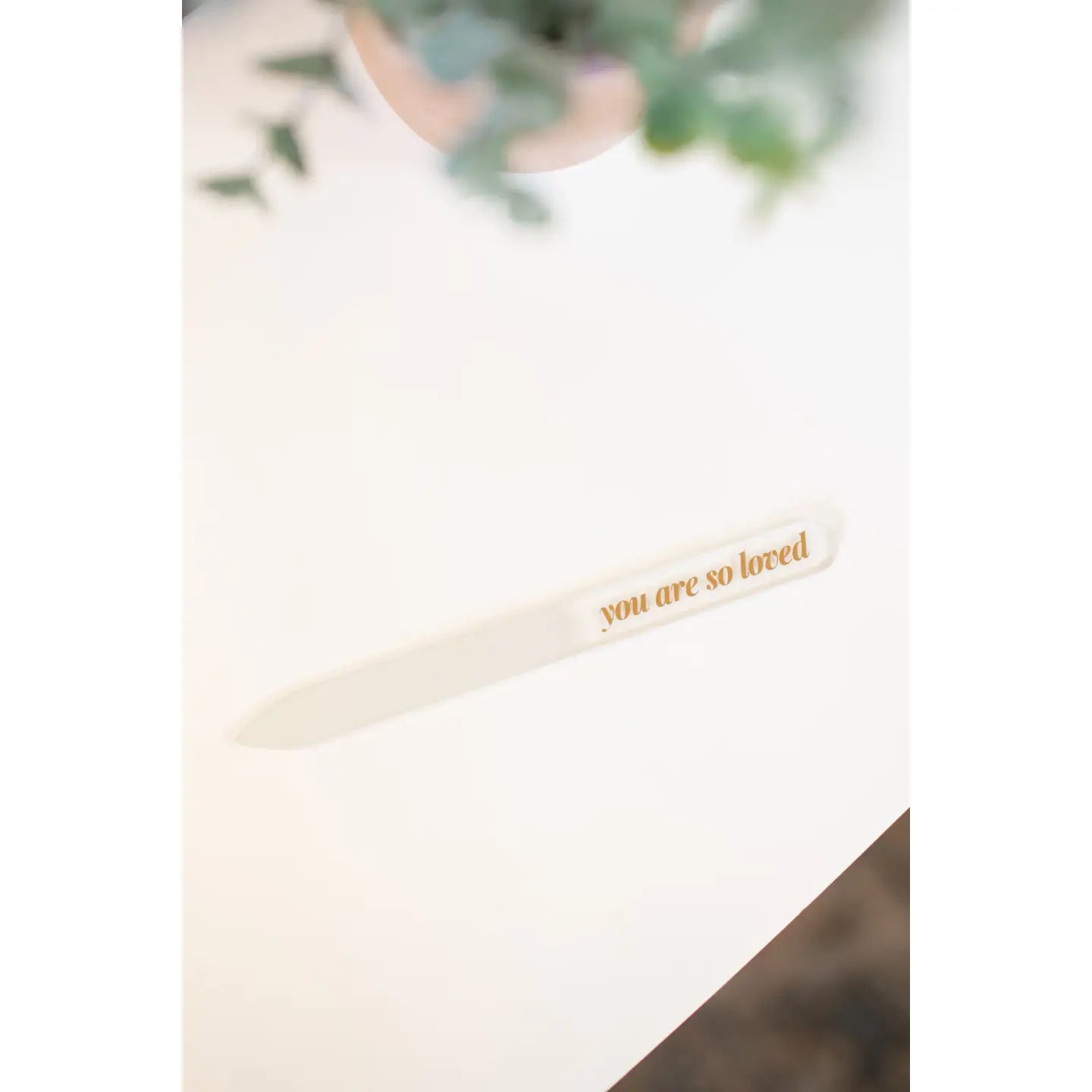 Glass Nail File 'you Are So Loved'