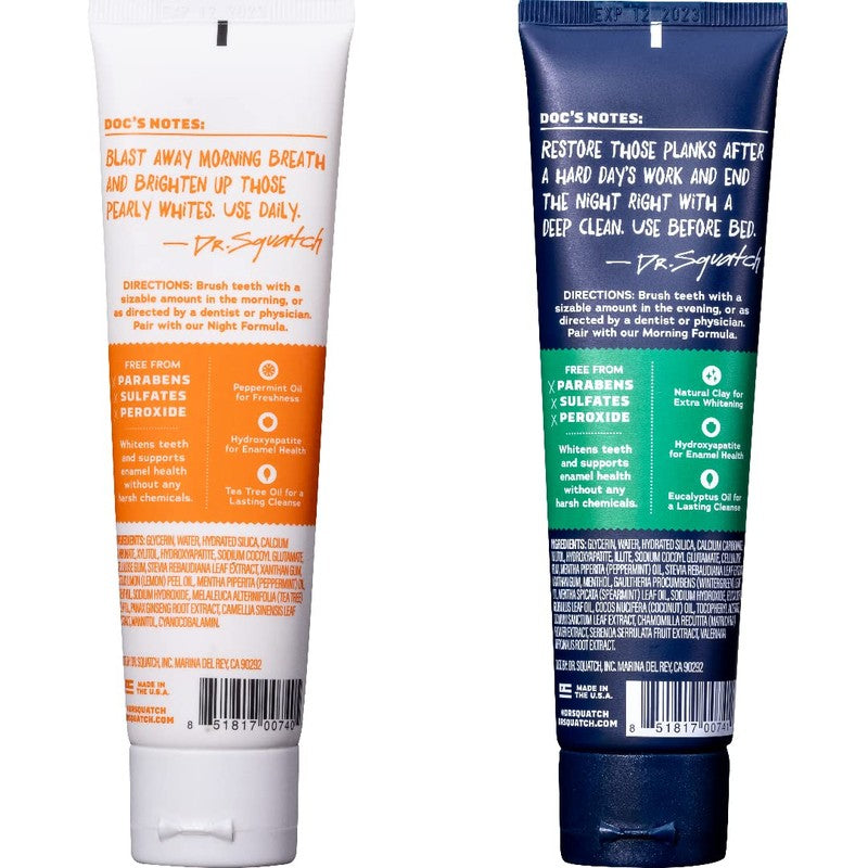 Dr. Squatch Citrus Mint Morning Toothpaste