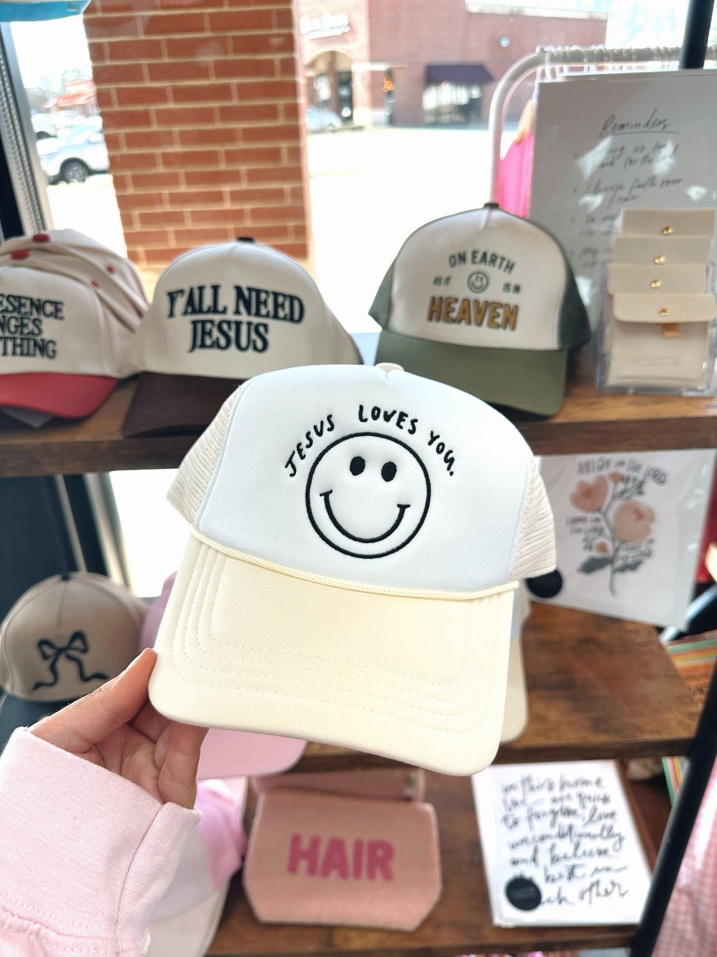 “Jesus Loves You” Embroidered Hat