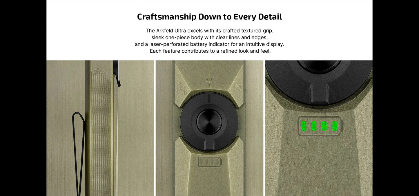 Arkfeld Ultra 3-in-1 Flashlight