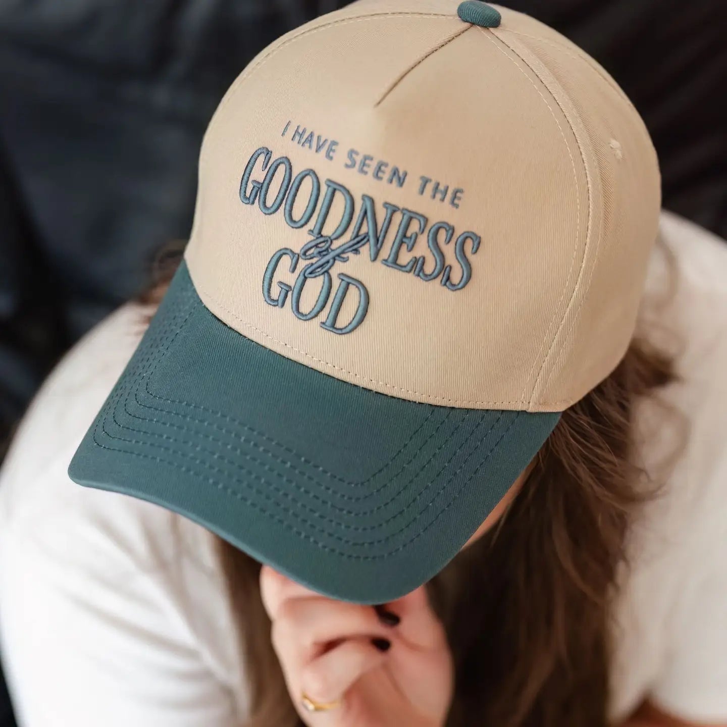 "Goodness of God" Embroidered Hat