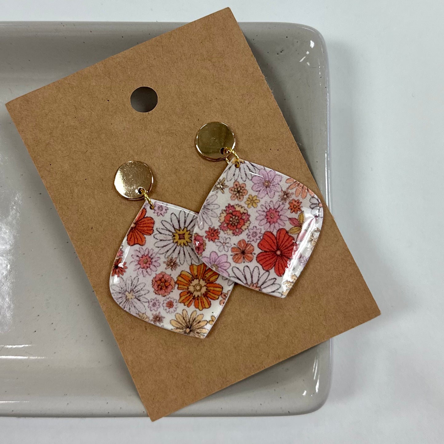 Southern Fields Acrylic Earrings