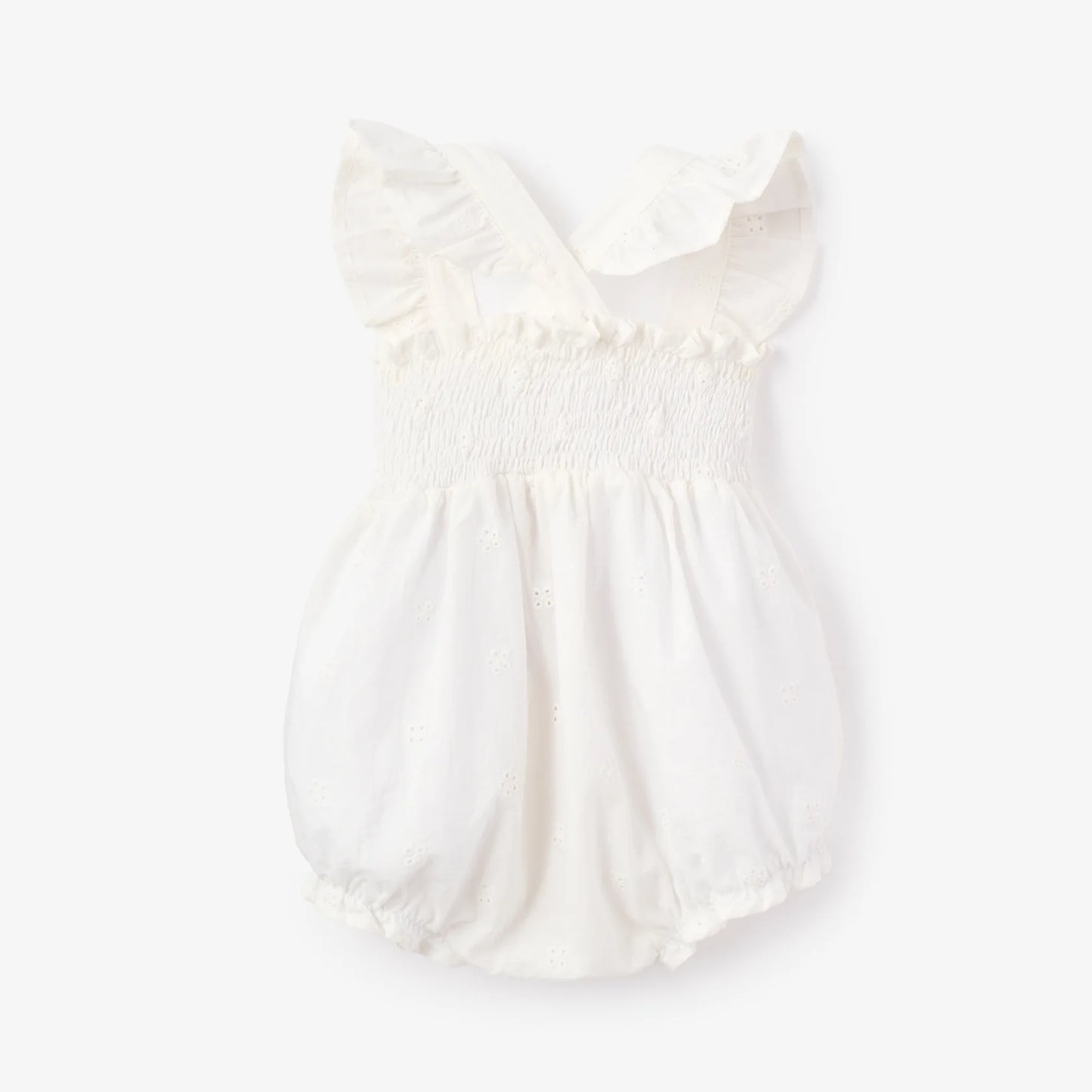Eyelet Lace Ruffle Sunsuit