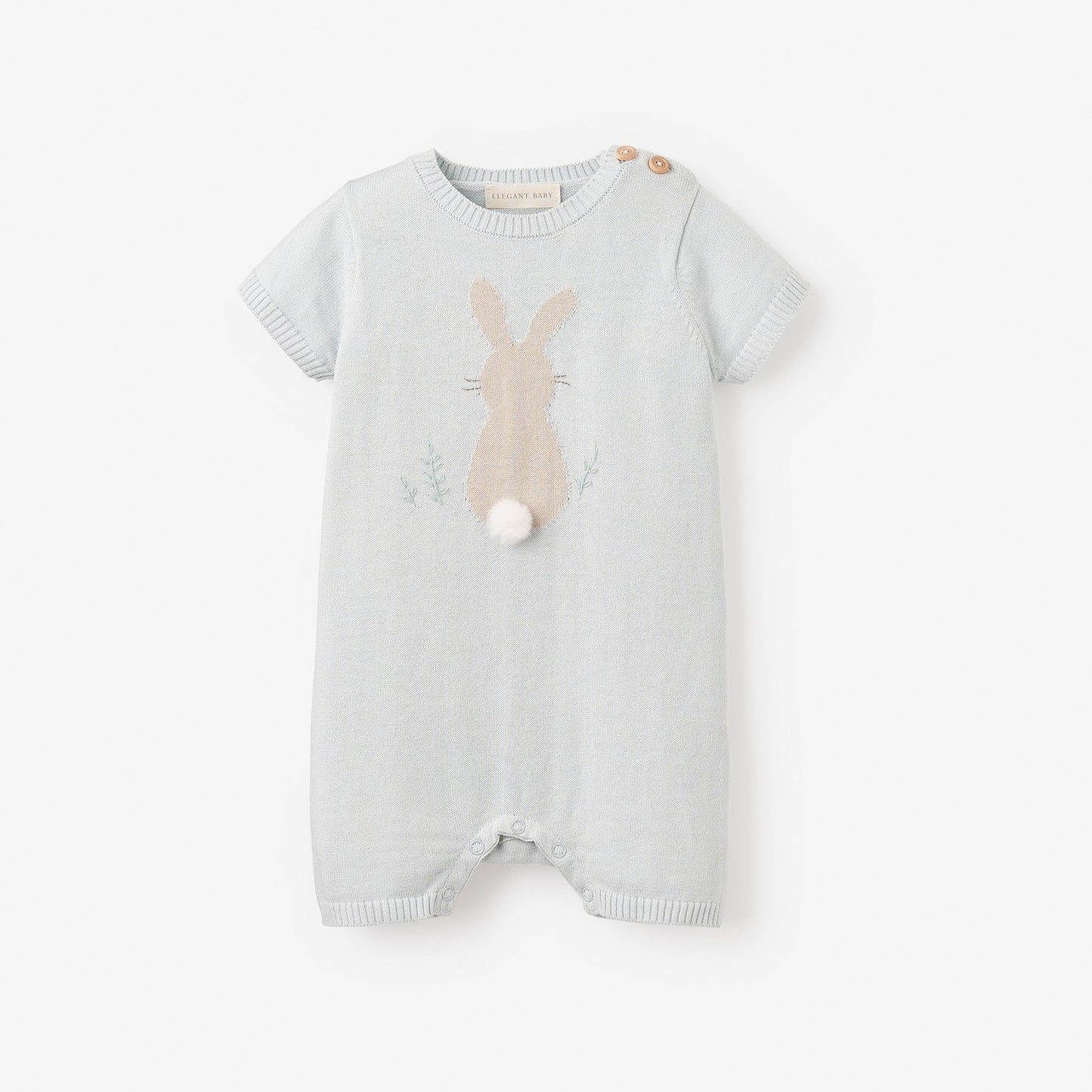 Bunny Knit Shortall Romper