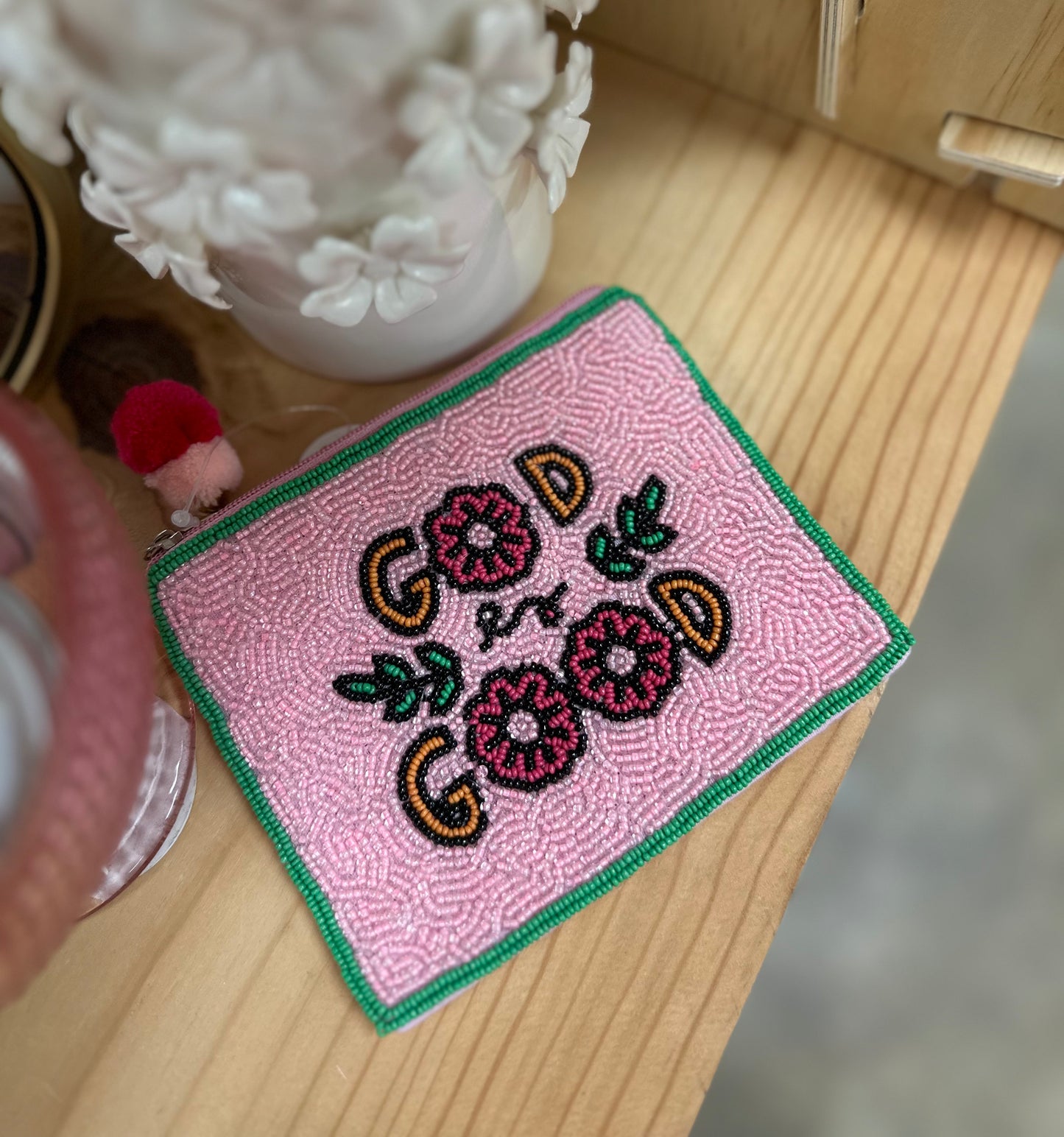 Beaded Coin Purse | God is Good