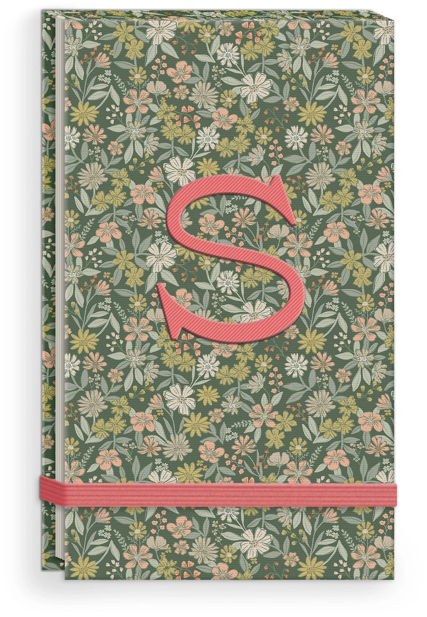 Monogram Fabric Notepad